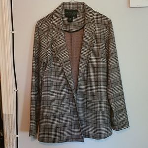 Long, Plaid Blazer